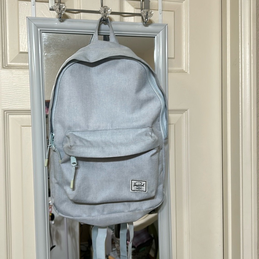 Herschel light blue backpack